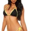 Free Size Black Brazilian Bikini - BKN-60002
