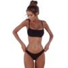 Free Size Black Brazilian Bikini - BKN-60032
