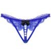 Women Sexy Blue Crotchless Erotic Panty - EPN-04568