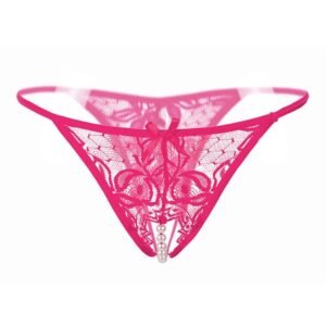 Erotic Rose Pink Thong Panty - EPN-04569
