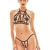 Free Size Black Regular Harness Lingerie - HL-61013