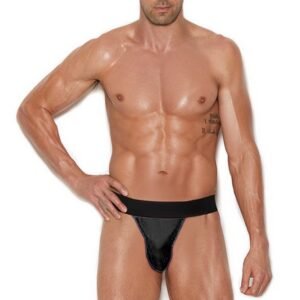 Free Size Black Thong Mens Lingerie - ML-07004