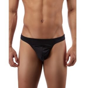 Free Size Black Thong Mens Lingerie - ML-07076