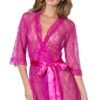 Free Size Rose Pink Robes: The perfect gift for her - RBS-90047