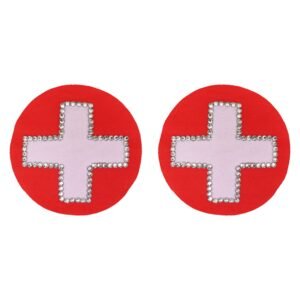 Koha Intima Reusable Women's Red Nipple Cover.